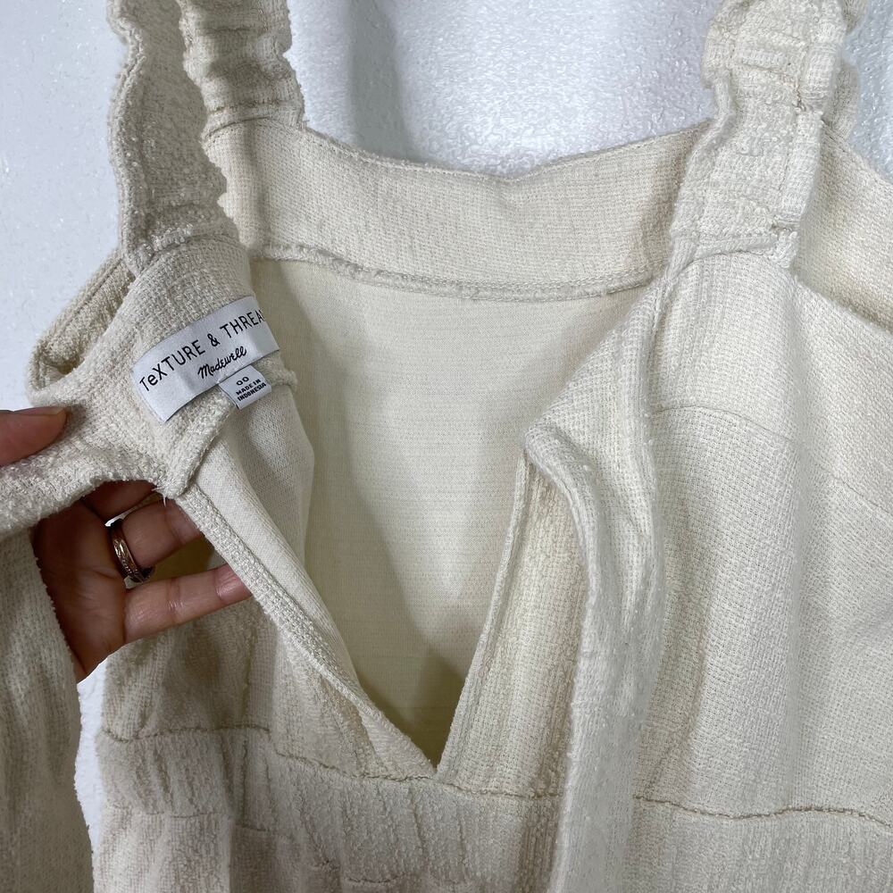 Madewell Texture & Thread Ruffle-Strap Jumpsuit 00 - Picture 8 of 10